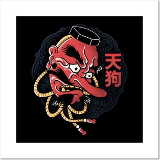 Tengu Mask Posters and Art